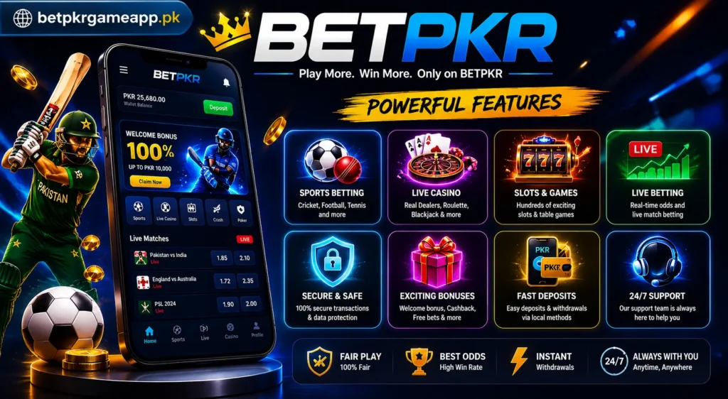 Betpkr Features